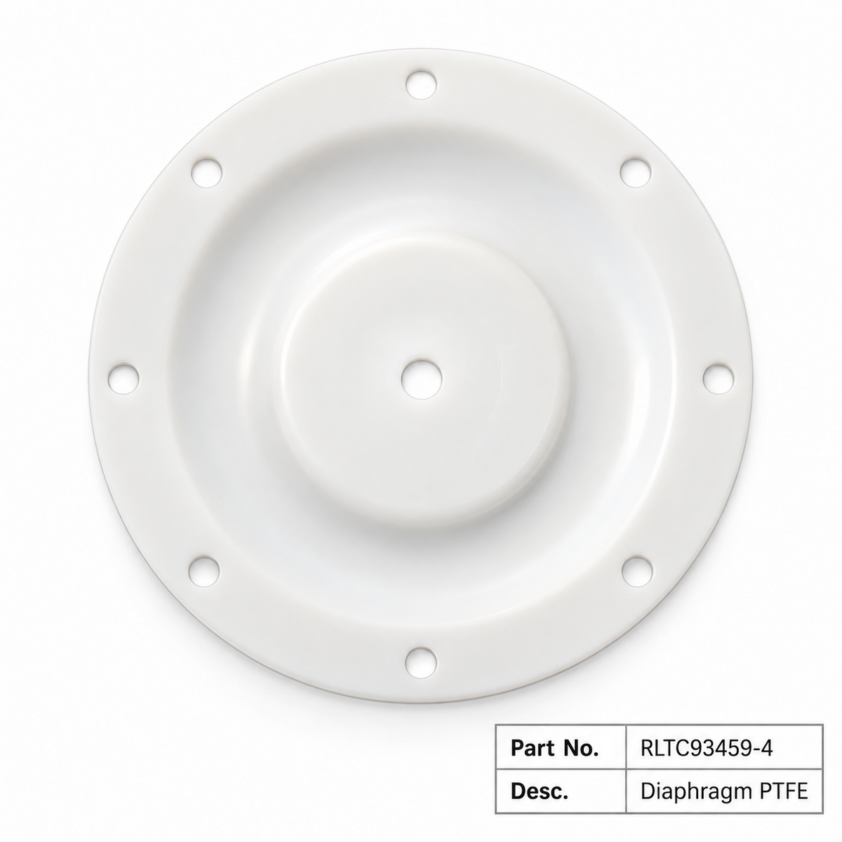 PTFE-Membran RLTC93459-4 passend für ARO 1 Zoll 66610X Druckluftmembranpumpen