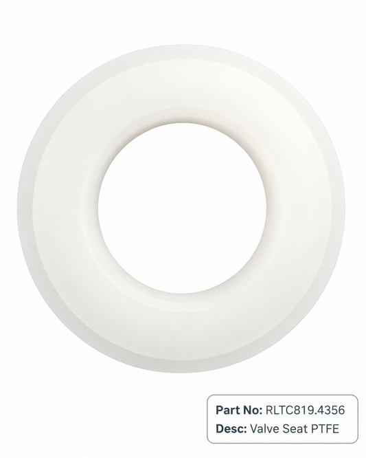 PTFE-Ventilsitz RLTC819.4356 / Valve Seat PTFE für Verder VA40 – Vorderansicht
