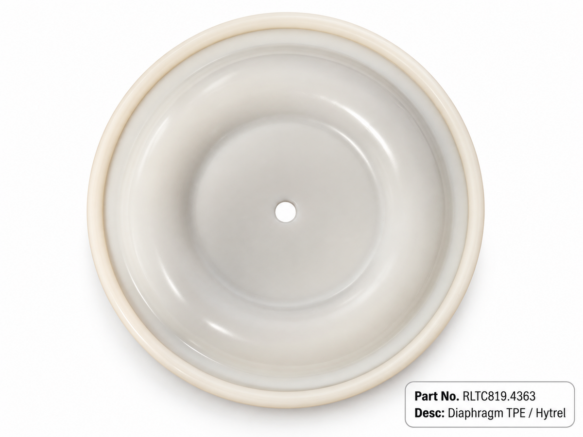 TPE-/Hytrel-Membran RLTC819.4363 / Diaphragm TPE / Hytrel für Verder VA40